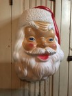 Nostalgic Blow Mold Christmas Lighted Santa Face General Foam Mold New 17    U s a