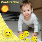 96 Pack Smile Face Stress Balls Bulk 2 Inch Funny Face Stress Relief Balls Ye   