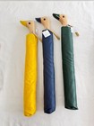 Wooden Duck Handle Umbrella Auto Open Windproof Rain Parasol Men Women Gift