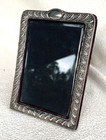 Antique Sterling Silver Repousse Picture Frame Hallmarked Birmingham 1897