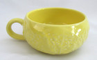 Set Of 4 Vintage Secla Yellow Cabbage Leaf Soup Mugs- Portugal