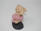 Vintage Kathy Wise Pig Halloween Ballerina Costume Figurine Enesco Trick Treat