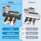 Laminator Machine A3 Laminating Machine With Built-in A3 Laminator 50pcs