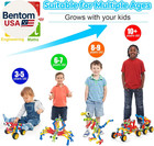 Kids Stem Building Toys For 3 4 5 6 7 8  Year Old Boy Girl Birthday Gift  125 Pc