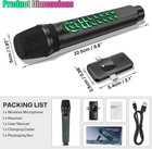 Wireless Karaoke Microphone Bluetooth Usb-c Lightning Mic With Built-in Sound Ca