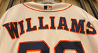 Jerome Williams 2014 Game Used Issued Houston Astros Jersey - Mlb Authenticated