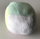 Eden Terry Cloth  Plush Rattle Pastel Stuffed Color Block 4    Vintage