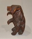 Antique Vtg Late 19th C 1800s Rare Hand Carved 12 5 Inch Black Forest Figure Dog