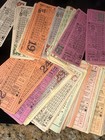 Lot Of 2000 Vintage Market St  Railway Tickets San Francisco Co Lot 2