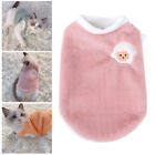 Pet Dog Cat Winter Warm Fleece Vest Clothes Puppy T Shirt Sweater Apparel Coat