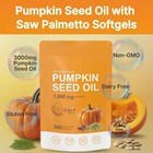 Pumpkin Seed Oil Saw Palmetto 3000 Mg - Bladder Health  Immune Support 300 Pills