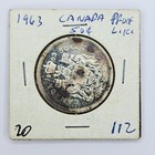 1963 Canada 50 Cents Silver Coin Proof Like Pl Toned Spotted Free Shipping  sa13