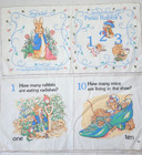 Vtg 1995 Beatrix Potter Peter Rabbit 123 Cloth Book Fabric To Sew Counting