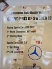 Mercedes-benz 1955 Grand Prix Of Sweeden Poster 300slr Fangio Moss 34x24  Poster