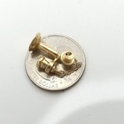 14k Gold Antique Candlestick Telephone Charm Pendant Vintage