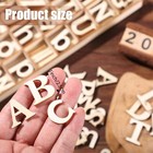 248 Pcs 1 Inch Wood Alphabet Letters And Wooden Numbers Blank Unfinished Wood   