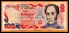 Venezuela Vf   ink Marks  Note 100 Bolivares Bs January 1980 P-59 Commemorative