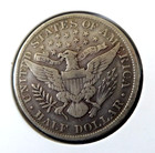 1910-s-barber Half Dollar  Very Attractive  Migrade natural Surfaces--free Ship 