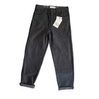 Zara Girls Pants Size 10 Gray Trouser Pants Adjustable Waist Cuff Bottom Nwt 