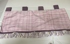 Lot Of 2 - Cocalo Baby Window Valance Sugar Plum Purple Check