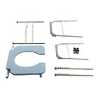 25 2-29 13in Raised Toilet Seat Riser W  Arms For Elderly Handicap Bathroom Usa