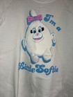 Vintage Fruit Of The Loom White I   m A Little Softie Sweatshirt Size Xl -like New