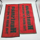 Huntsman Beer Of Wessex Pair Pub Bar Towels Eldridge Pope England Vintage