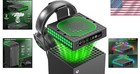 Xbox Series X Cooling Fan With Led Lights   Auto Mode - Dust Proof Top Cooler   