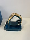New Vintage 1990s Lorus Mickey Mouse Watch Leather Strap Disney Gold Watch