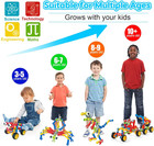 125 Pcs Stem Building Toys For Kids Educational Blocks Engineering Creative Game