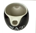 Vintage Vat 69  one Scotch Stands Out   Black Ceramic 5 1 2  Bar Pitcher