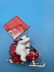 Kurt Adler Coca-cola Polar Bears On Snowmobile 4-1 2 Inch Resin Holiday Ornament