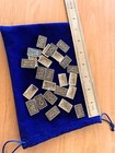 Silver-plated Metal Rune Set In Wooden Box  24   1  Elder Futhark Runes Gift