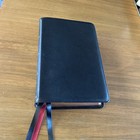Holy Bible - Nelson Thinline Large Print  Goatskin Black  Cover  Nkjv