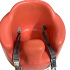 Bumbo Baby Booster Seat Chair  Coral Adjustable Harness W  Safety Strap