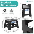 Strong Folding Step Stool 9  11  Heavy Duty Foldable Kitchen Bathroom   Bedroom