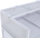 Prox Vista Dj Booth And Workstation With Scrim Kit - White Hardware