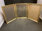 Lot Of 6 Vintage Gold Tone Metal Ornate Frames Pictures All 5    X 7     One Trifold