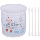 Organic Cotton Swabs Spiral Pointed 200 Count Lint-free Gentle Precision Tips Us