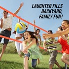 Premium Professional Portable Volleyball Net Set W aluminum Pole Beach Backyard