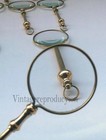 Nautical Vintage Brass Magnifying Glass Table Top Decorative Collectible Forgift