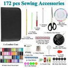 172pc Home Travel Sewing Kit Thread Threader Needle Tape Measure Scissor Thimble