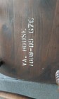 Vintage Mcm Virginia House 1008-09-076 Solid Wood Rocking Chair- Gold Stencil   