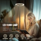 Glowrium-h3b Floor Lamp Bedroom  71 Inch Bright Led Modern Corner Lamp Remote