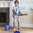 Kids Electric Musical Guitar Toy Play Set W 6 Demo Songs  Whammy Bar  Microphone