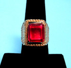 Rare 1946 Ovaltine Captain Midnight Aztec Sun-god Ring   Manual   Decoder   More