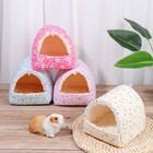 Small Animal Comfortable Guinea Pig Nest Hamster House Sleeping Bed Warm Mat