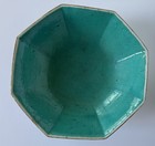 Antique Chinese Polychrome Famille Bowl Peach floral Motif Late 19th Century