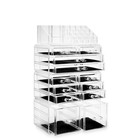 Large Cosmetic Makeup Organizer Jewelry Drawer Storage Box Acrylic Display Case