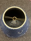 Blue French Country Fabric Clip On Lamp Shade  Measures 4 1 2    Tall - New